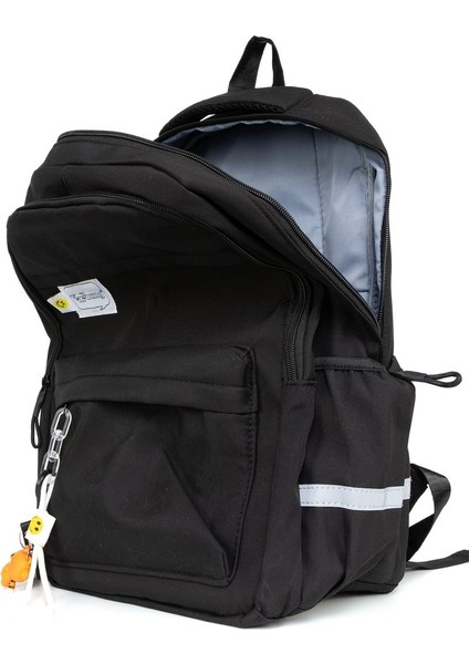 Her Gününüzü Kolaylaştırın: 15,6 Inç Laptop Için Çok Fonksiyonlu Okul ve Seyahat Çantası Siyah