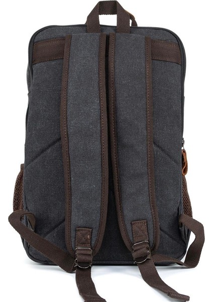 Taşımanız Gereken Her Şey Için: 17 Inç Yağmur Geçirmez Kanvas Sırt Çantası" Siyah fırsatları