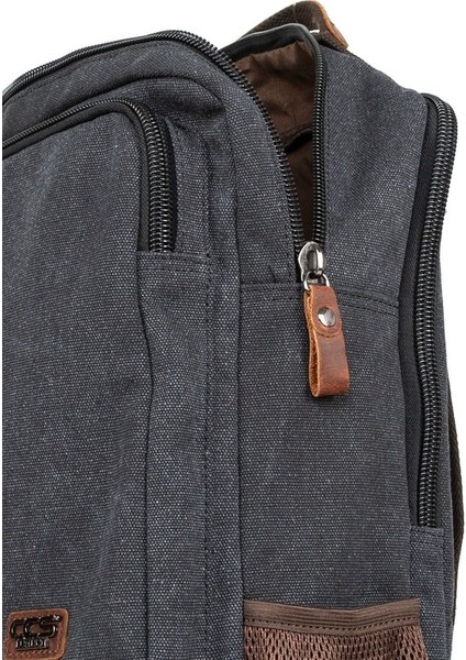 Taşımanız Gereken Her Şey Için: 17 Inç Yağmur Geçirmez Kanvas Sırt Çantası" Siyah