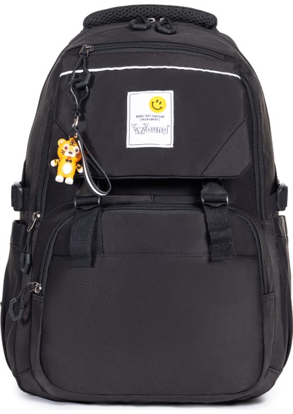Okula Dönüş ve Keşfe Çıkış Için Hazır: 15,6 Inç Laptop Uyumlu Sırt Çantası Siyah