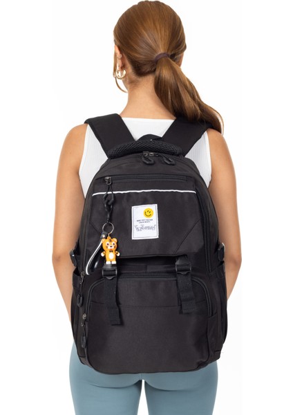 Okula Dönüş ve Keşfe Çıkış Için Hazır: 15,6 Inç Laptop Uyumlu Sırt Çantası Siyah fiyatları