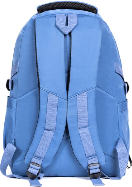 Okula ve Uzak Diyarlara Hazır: 15,6 Inç Laptop Bölmeli Seyahat Sırt Çantası" Mavi fiyatları