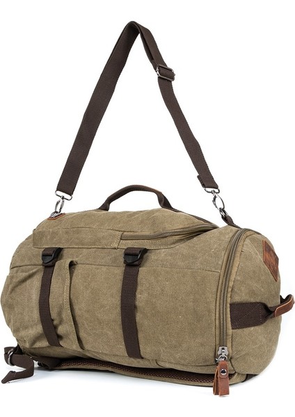 Sırt Çantası ve Valiz Çantası : Iki Işlev, Bir Kanvas Kumaş Çanta Haki fırsatları