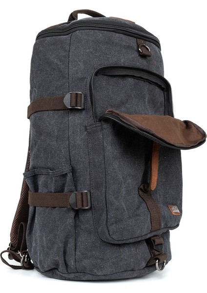 Sırt Çantası ve Valiz Çantası : Iki Işlev, Bir Kanvas Kumaş Çanta Haki