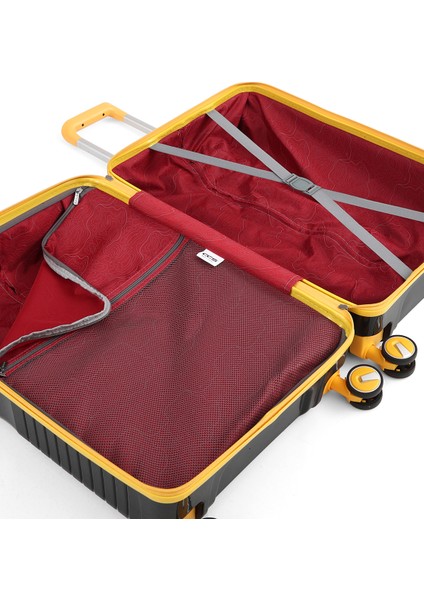 4 Lü Set Şifreli ve Darbeye Dayanıklı Polipilen Valiz Seti – Güvenli ve Konforlu Seyahat Valiz