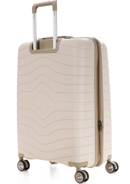 Silikon Destekli Körüklü 3’lü Valiz Seti – Tsa Şifreli, Esnek Polipropilen, Hafif ve Dayanıklı Valiz