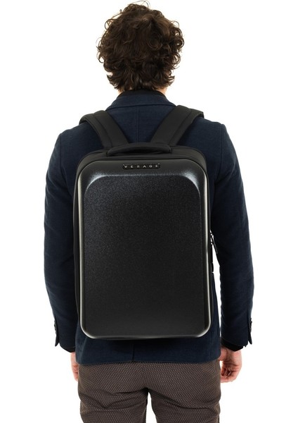 15,6 Inç Laptop Bölmeli Çok Bölmeli Sırt Çantası Business Çanta Siyah