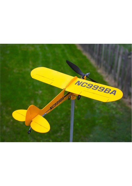 3D Rüzgar Dönen Metal Uçak Hava Dalısı Açık Çatı Rüzgar Yön Göstergesi Hava Dövme Bahçe Dekorasyonu, L (Yurt Dışından) indirimleri