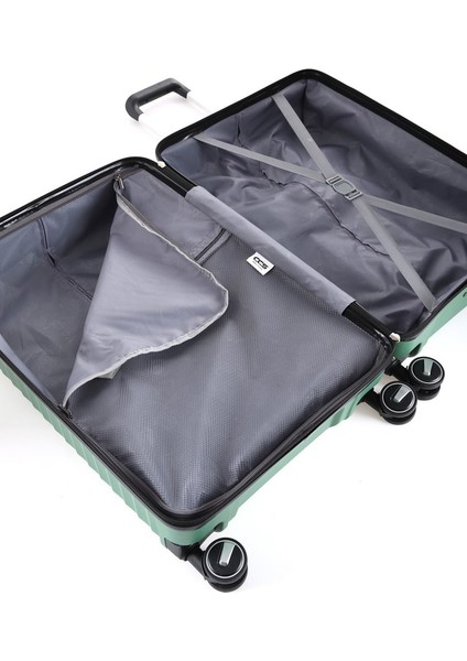 Seyahatleriniz Için Mükemmel Partner: Ultra Dayanıklı 3'lü Set Valiz & Bavul Yeşil indirimleri