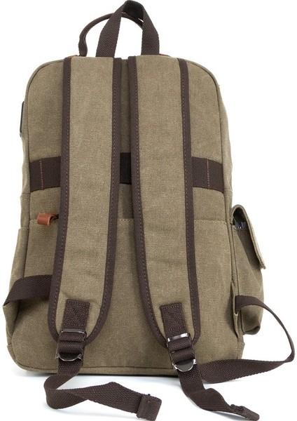 156 Inç Laptop Bölmeli Sırt Çantası Haki fırsatları