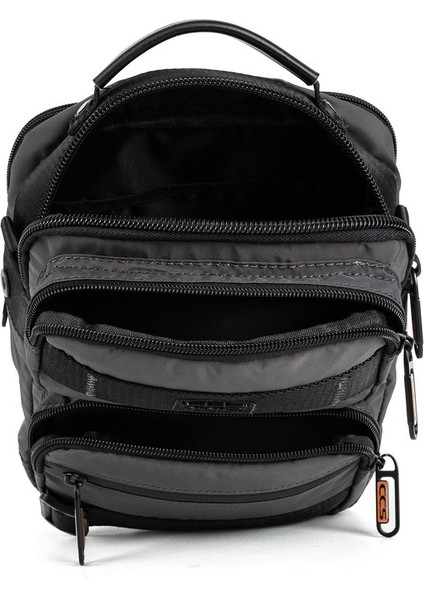 Çapraz Askılı Postacı El Ve Omuz Çantası Gri