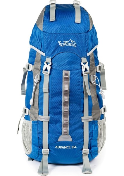 Profesyonel Dağcı Sırt Çantası 35 Litre Mavi