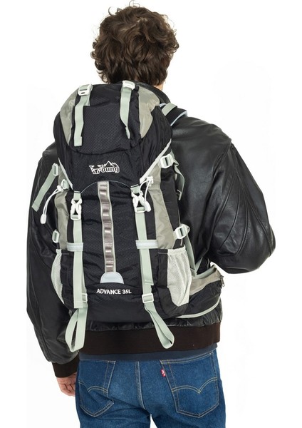 Profesyonel Dağcı Sırt Çantası 35 Litre Siyah indirimleri