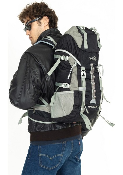 Profesyonel Dağcı Sırt Çantası 35 Litre Siyah