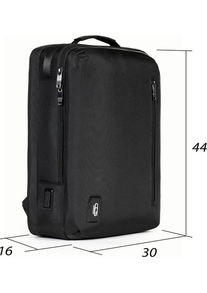 15,6 Inç Laptop Bölmeli Çok Bölmeli Sırt Çantası Business Çanta Siyah fırsatları