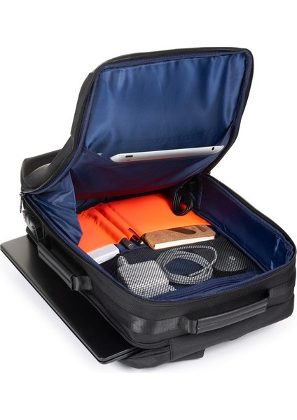 15,6 Inç Laptop Bölmeli Çok Bölmeli Sırt Çantası Business Çanta Siyah indirimleri