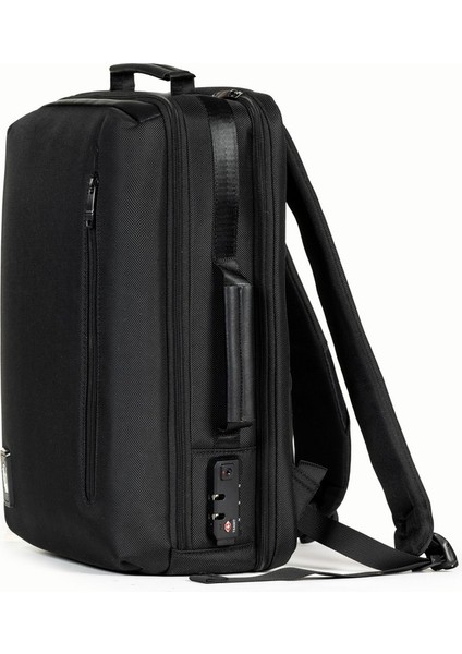 15,6 Inç Laptop Bölmeli Çok Bölmeli Sırt Çantası Business Çanta Siyah