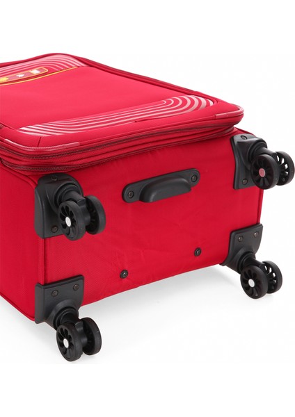 Kumaş Körüklü 4 Tekerlekli Şifreli Ultra Sağlam ve Hafif 3’lü Valiz Seti