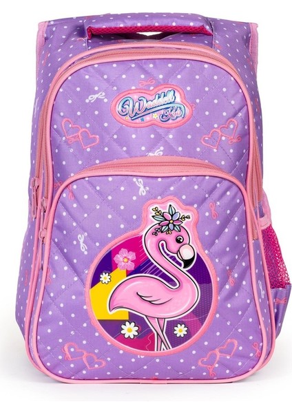 Karakterli Beslenmeli Ilkokul Sırt Çantası Lavanta modelleri