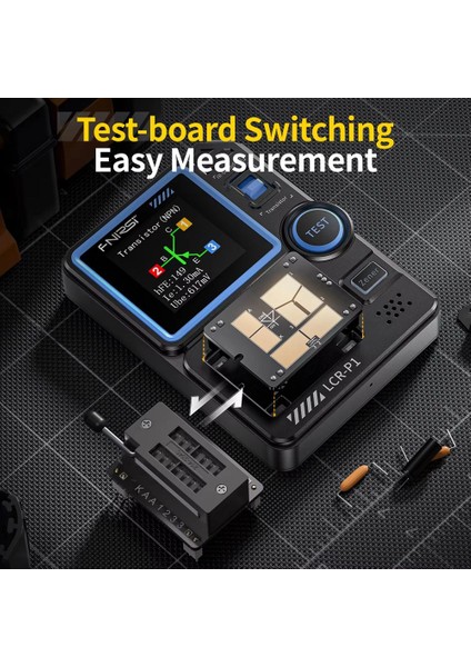 Fnirsi Lcr-P1 Transistör Test Cihazı Multimetre Triot Esr Npn Pnp Mosfet Smd Kapasitans Direnci Çok Fişli Test Cihaz (Yurt Dışından) indirimleri