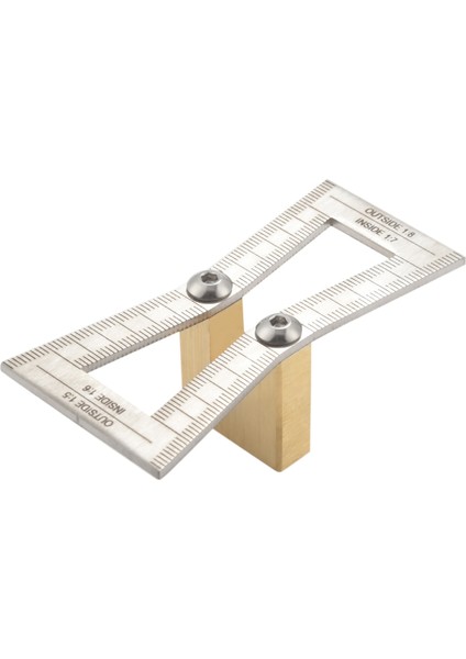 Dovetail Marker, El Kesilmiş Ahşap Ler Ölçer Kılavuz Kılavuz Aracı Ölçekli, Kargaşa Şablonu Boyutu 1: 5-1: 6 ve 1: 7-1: 8-Gümüş Için (Yurt Dışından)