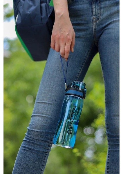 Matara Suluk Kilitli Kapak Tritan 700 Ml Mavi