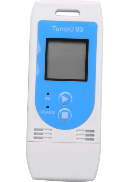 USB Sıcaklık Nem Veri Kaydedici Yeniden Kullanılabilir Rh Temp Veri Kaydedici Kayıt Nemlendirici 12.000 Kayıt Kapasiteli Kayıt Metre (Yurt Dışından)