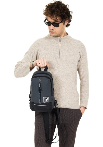 Çok Gözlü USB Girişli Body Bag Göğüs Çantası