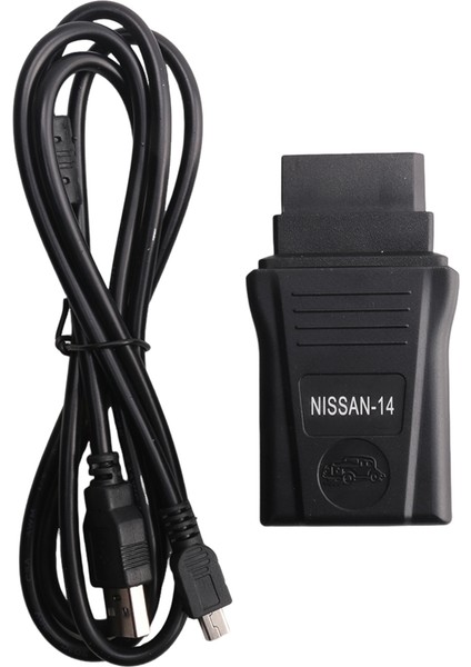 14 Nissan Için Pin Danışın Arayüzü 14PIN USB Araba Teşhisi Obd Hata Kodu Kablo Aracı Obd Obd2 16PIN Konnektörüne (Yurt Dışından) fırsatları