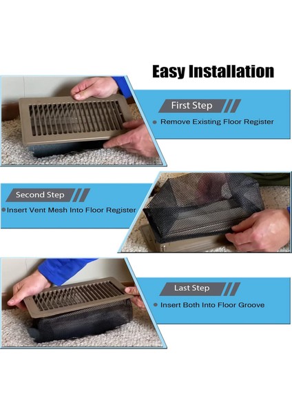 Zemin Kayıt Kapağı Tuzağı, Ev Hava Havalandırma Filtreleri Için Zemin Hava Havalandırma Örtü Kapak Ekranı 6 Paketler (4X10 Inç 6 Parça) (Yurt Dışından) modelleri