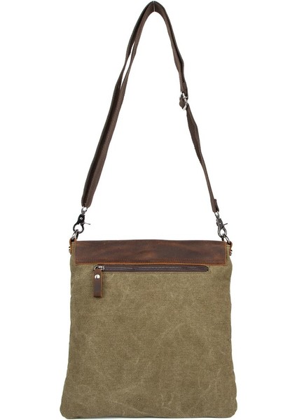 Çok Fonksiyonlu Kanvas Postacı Çantası İle Sınırları Aşın Haki fırsatları