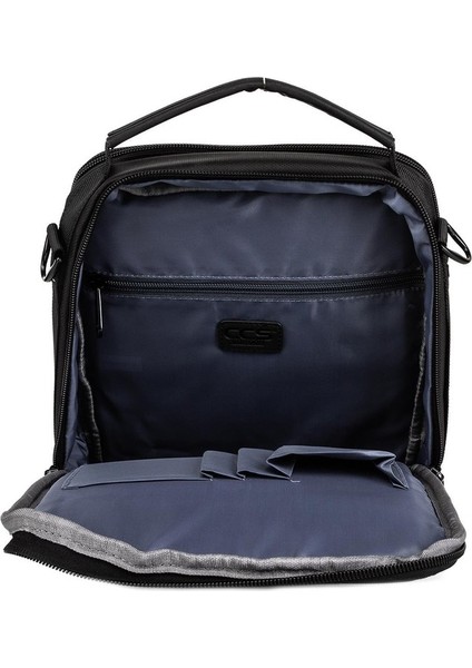 Çapraz Askılı Postacı El ve Omuz Çantası Siyah