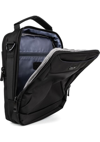 Çapraz Askılı Postacı El ve Omuz Çantası Siyah