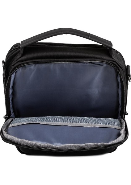 Çapraz Askılı Postacı El ve Omuz Çantası Siyah