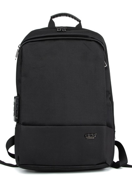 Su Geçirmez Astarlı Sırt Çantasıyla Laptopunuzu Koruyun: 15.6 Inç Laptop Bölmeli, USB Kablolu Siyah