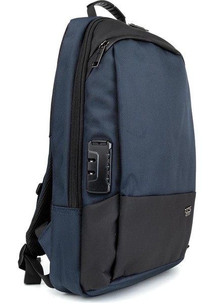 Su Geçirmez Astarlı Sırt Çantasıyla Laptopunuzu Koruyun: 15.6 Inç Laptop Bölmeli, USB Kablolu Lacivert fiyatları