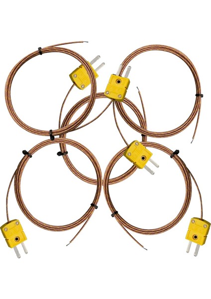 5pcs Yüksek Doğruluk K Tip Mini Konnektör Termokupl Sıcaklık Prob Sensörü, 1 Metre Uzun Ölçüm Aralığı -50 ° C-480 ° C (Yurt Dışından) fiyatları