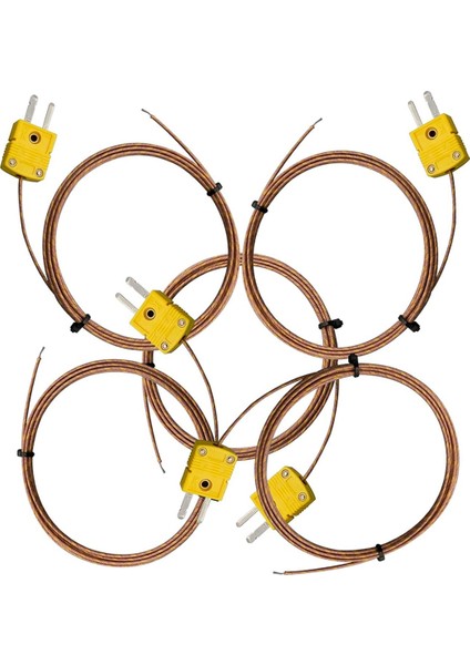 5pcs Yüksek Doğruluk K Tip Mini Konnektör Termokupl Sıcaklık Prob Sensörü, 1 Metre Uzun Ölçüm Aralığı -50 ° C-480 ° C (Yurt Dışından) modelleri