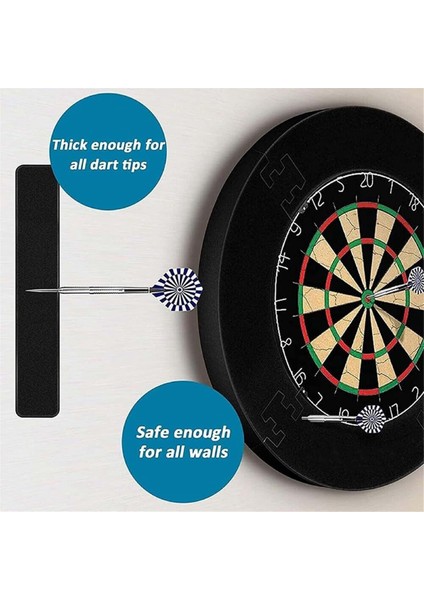 Tahta Surround Ring, Universal Dart Tahta Duvar Koruma Kurulu -Dayanıklı Yüzük Tasarımı (Yurt Dışından) modelleri