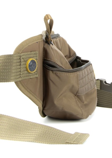 Sürdürülebilir Şıklık: Çok Gözlü Su Geçirmez Doğa Dostu Bel Çantası Bej