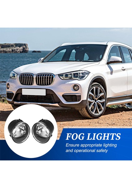 Çift Ön Tampon Sis Lamba Lambaları For-Bmw X3 F25 X4 F26 X5 F15 X6 F16 2010-20 Ampul Içermiyor 63177238787 63177238788 (Yurt Dışından) fırsatları