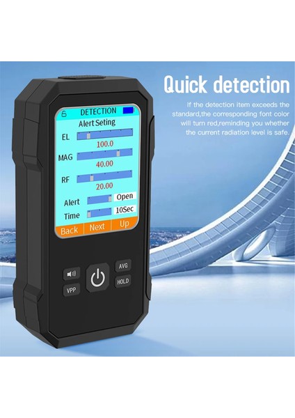 Çok Fonksiyonlu Elektrikli Manyetik Alan Rf Radyasyon Dedektörü Elektromanyetik Radyasyon Test Cihazı Radyo Frekans Ölçer B (Yurt Dışından) fırsatları