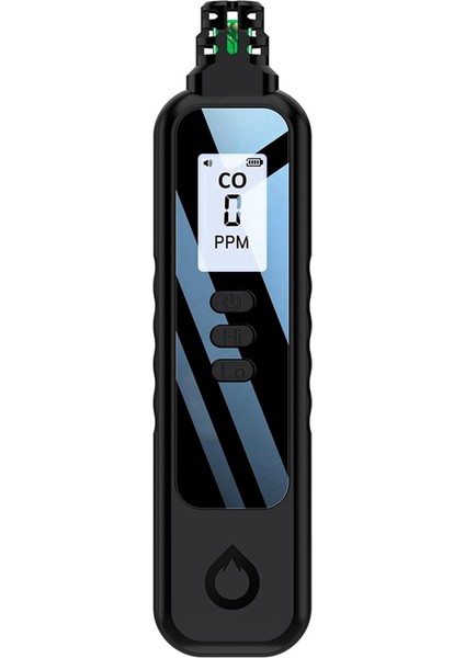 Seyahat Için Taşınabilir Karbon Monoksit Dedektörleri, LCD 2 Aaa Pille Birlikte El Tipi Co Detektörü, (Siyah) (Yurt Dışından)