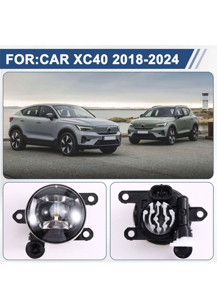 Araba Ön Tampon LED Sis Fark Gündüz Volvo Için Isı Lavabosu ile Çalışma Işığı XC40 2018-2024 Dönüş Fren Lambası 31689174 L (Yurt Dışından) fırsatları