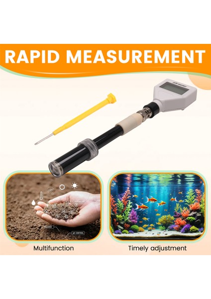 PH-98211 Dijital Çok Amaçlı Ph Metre Astıder Meter Ph Test Cihazı Beyaz Arka Işıklı Toprak Ölçer Test Cihazı (Yurt Dışından) indirimleri
