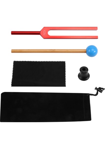 432 Hz Hammer ile Çatal Tuning Çatal, Ses Iyileştirme Terapisi ve Yoga, Alüminyum Alaşım Ayarlama Çatalı Kırmızı (Yurt Dışından) modelleri