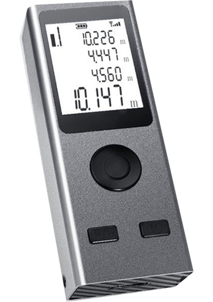 Mini Lazer Malzemeci Dijital Bant Memperi Lazer Hükümdar USB Şarj Alüminyum Alaşım Gövde Ölçüm Mesafesi 30M (Yurt Dışından)