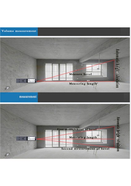 Mini Lazer Malzemeci Dijital Bant Memperi Lazer Hükümdar USB Şarj Alüminyum Alaşım Gövde Ölçüm Mesafesi 30M (Yurt Dışından) fırsatları