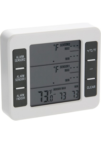 LCD Dijital Termometre Higrometre Kapalı Dış Mekan Sıcaklığı Nem Metre Sıcaklık ve Nem Sensörü, B (Yurt Dışından) indirimleri