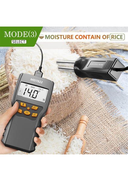 Saman Nem Test Cihazı, Saman Için Nem Ölçer Probu, Froage Grass, Leymus Chinensis, Yonca ve Veri Depolamalı Diğer Hays (Yurt Dışından) fırsatları